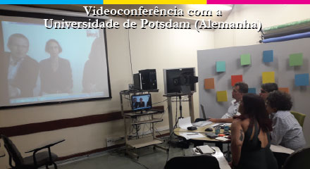 Videoconferência com a Universidade de Potsdam (Alemanha)