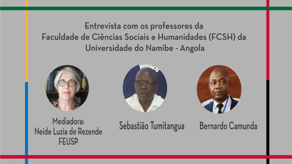 Entrevista da Profa. Neide Rezende com os Professores Sebastião Tumitangua e Bernado Camunda