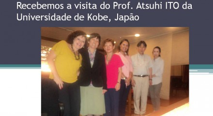 Recebemos a visita do Prof. Atsuhi ITO da Universidade de Kobe, Japão