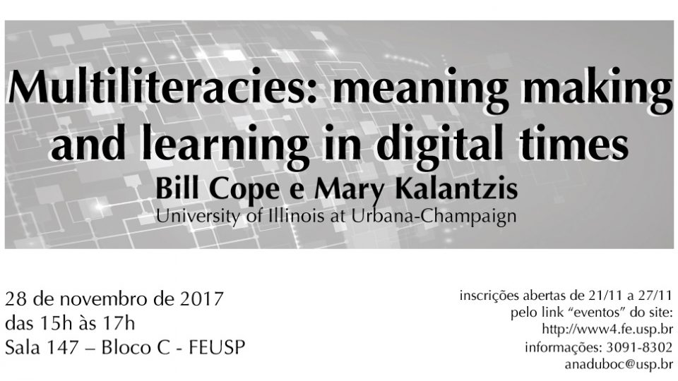 Multiliteracies: meaning making and learning in digital times