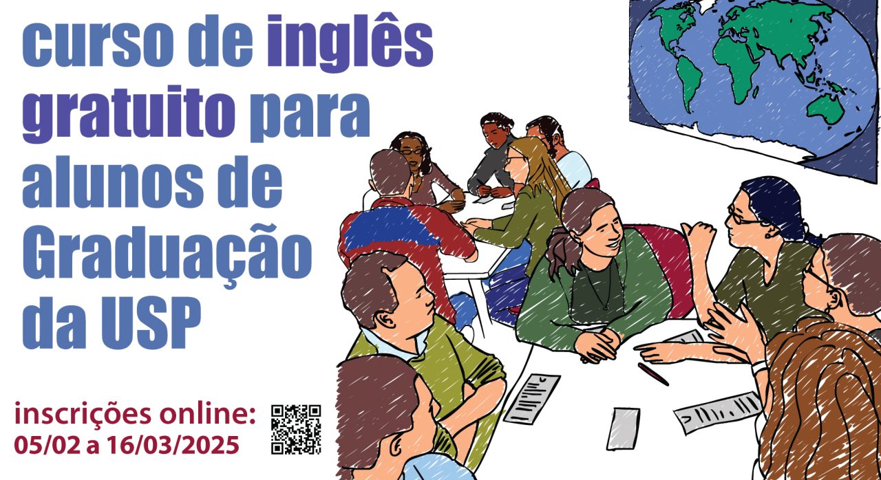 Curso de inglês gratuito para  alunos de Graduação  da USP