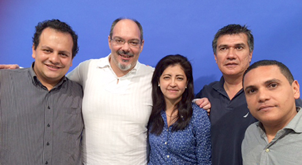 Entrevista com a delegação de Professores da Universidade de Santo Tomás – Colômbia
