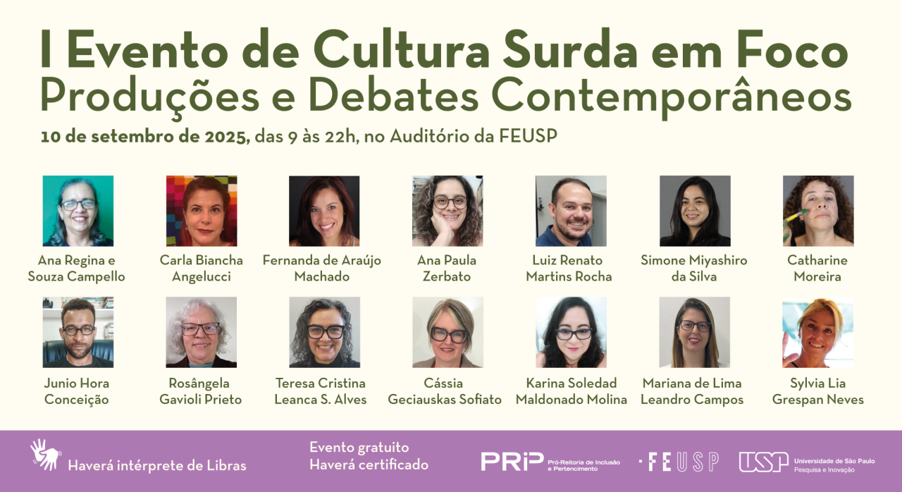 I Evento de Cultura Surda em Foco: Produções e Debates Contemporâneos