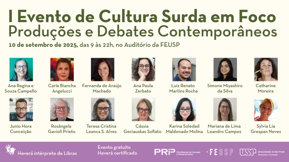 I Evento de Cultura Surda em Foco: Produções e Debates Contemporâneos