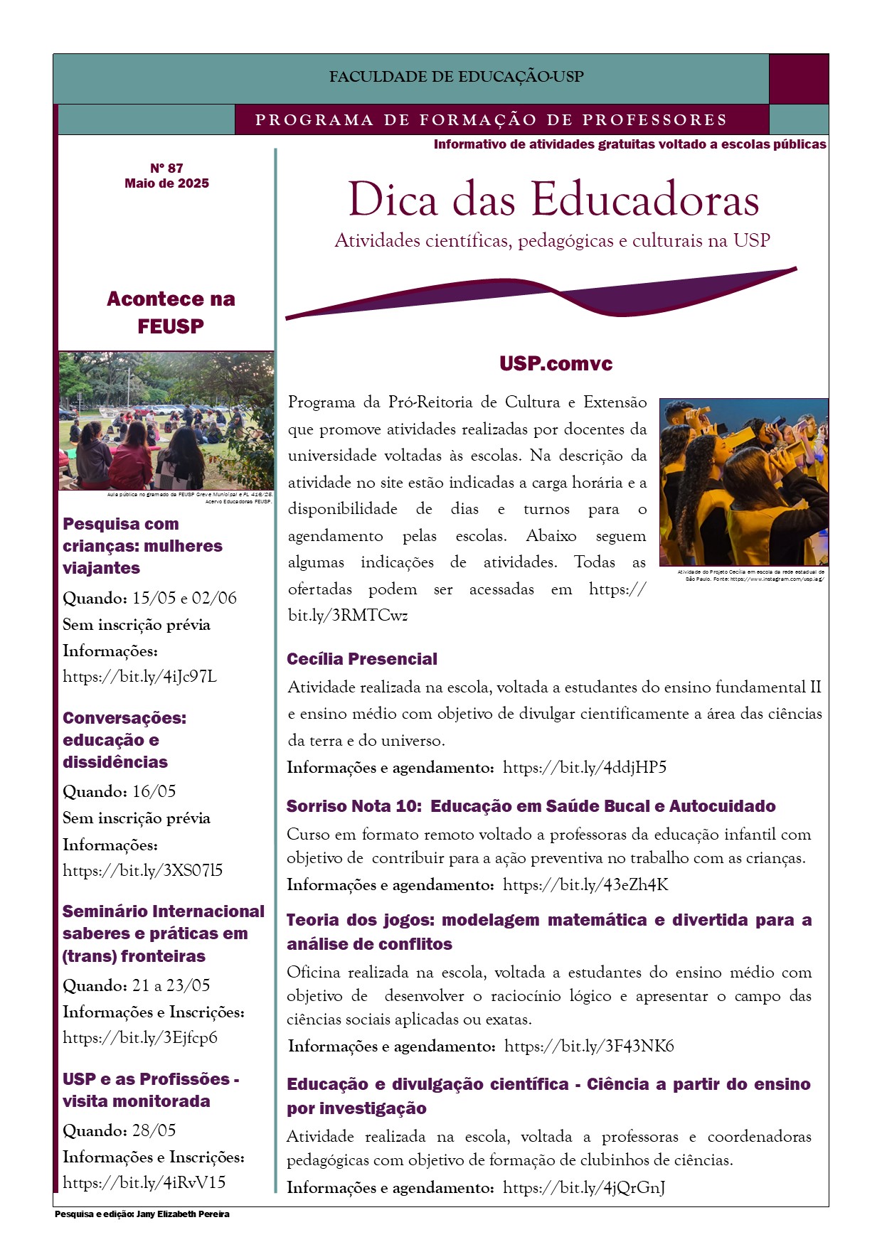 Dica das educadoras 87 maio 25
