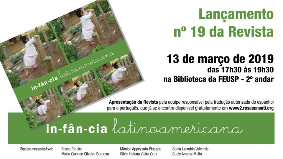 REVISTA INFÂNCIA LATINOAMERICANA: apresentando a edição brasileira do No. 19