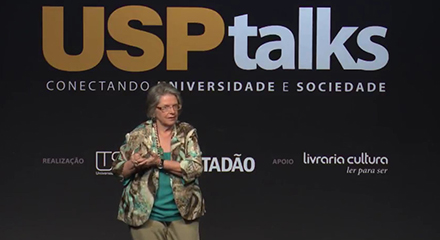 Profa Lisete Arelaro fala no USP Talks