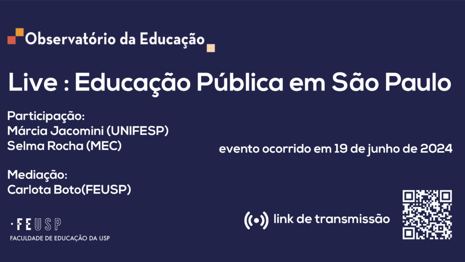 Live: Educação Pública em São Paulo