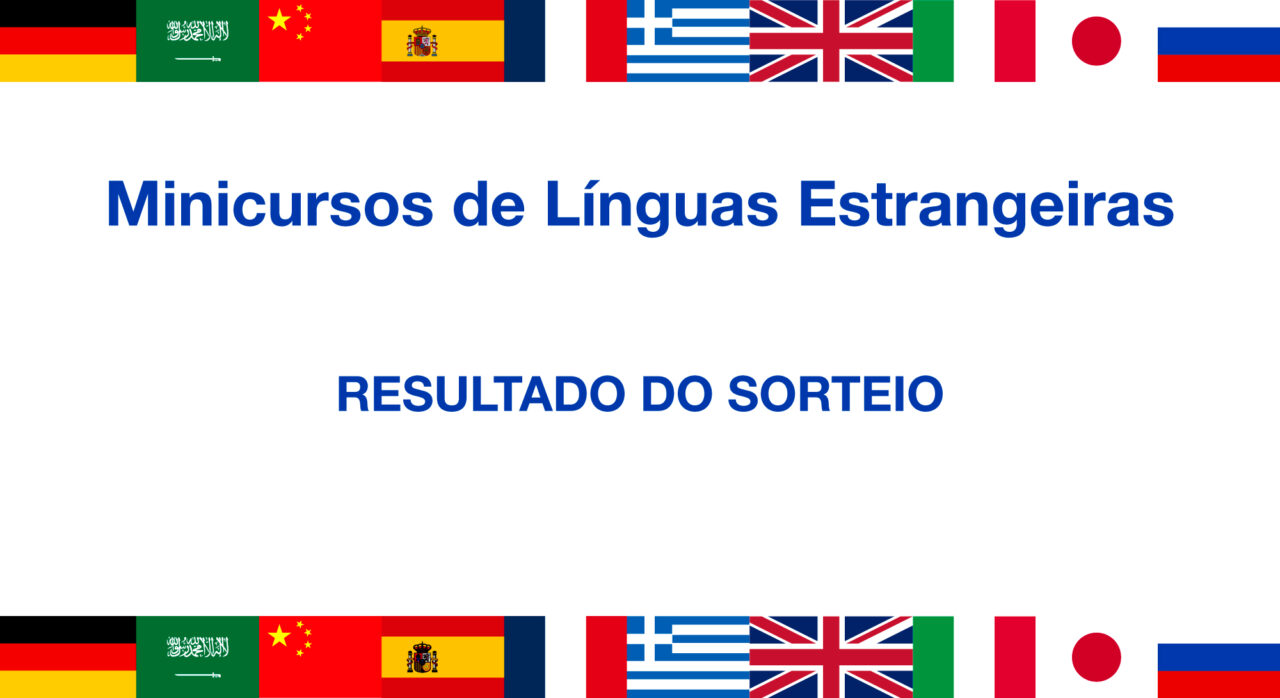 Minicursos de Línguas Estrangeiras – Resultado do Sorteio