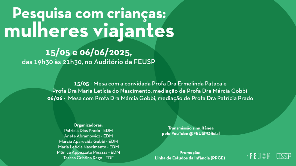 Pesquisa com crianças: mulheres viajantes