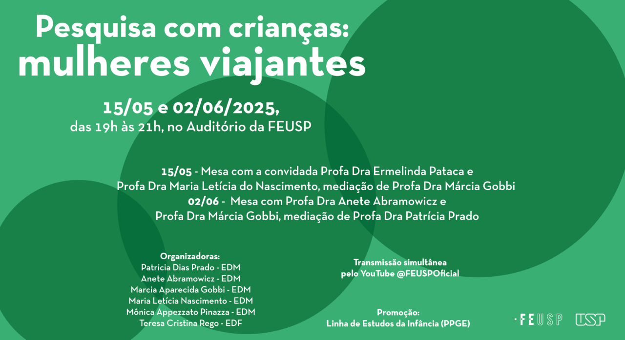 Pesquisa com crianças: mulheres viajantes