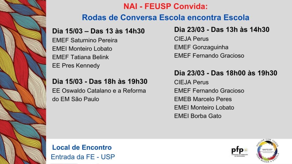 Roda de Conversa na Entrada da FEUSP
