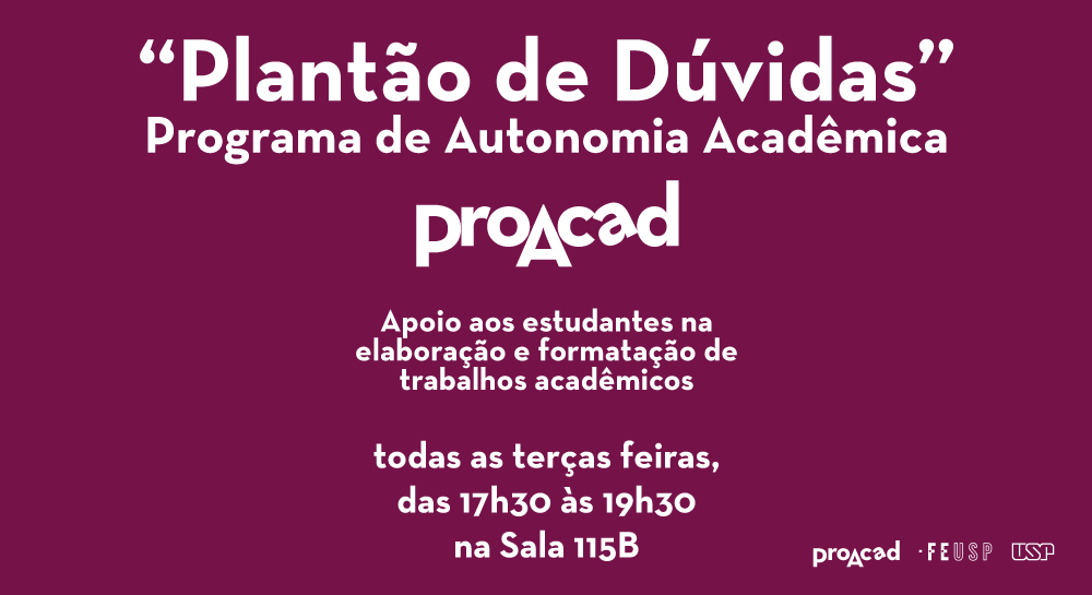 Plantão de dúvidas ProAcad