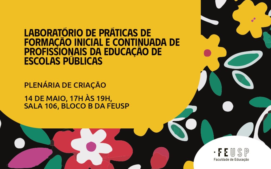 Plenária de Criação do Laboratório de Práticas de Formação Inicial e Continuada de Profissionais de Educação de Escolas Públicas