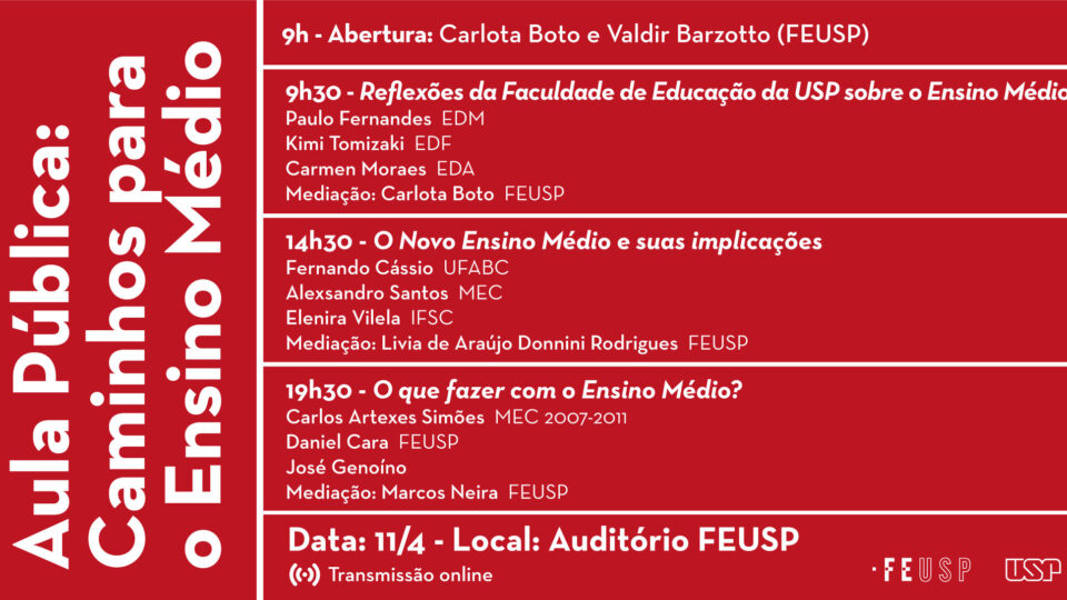 Aula Pública: Caminhos para o Ensino Médio