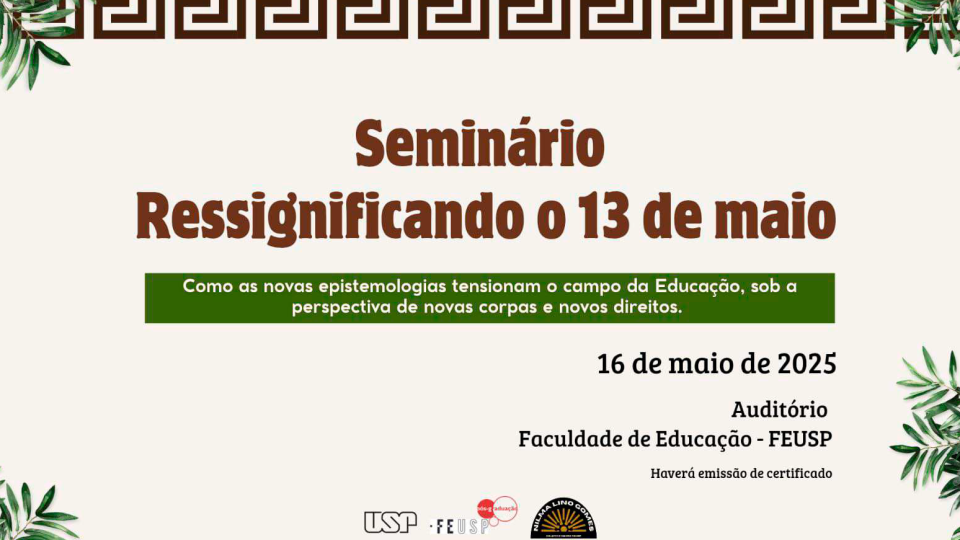 Seminário Ressignificando o 13 de maio