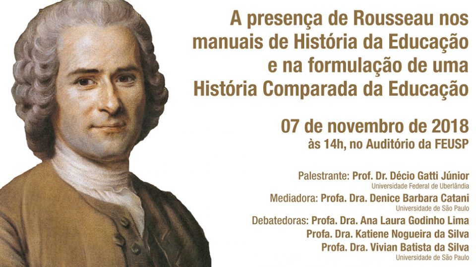 A presença de Rousseau nos manuais de História da Educação e na formulação de uma História Comparada da Educação