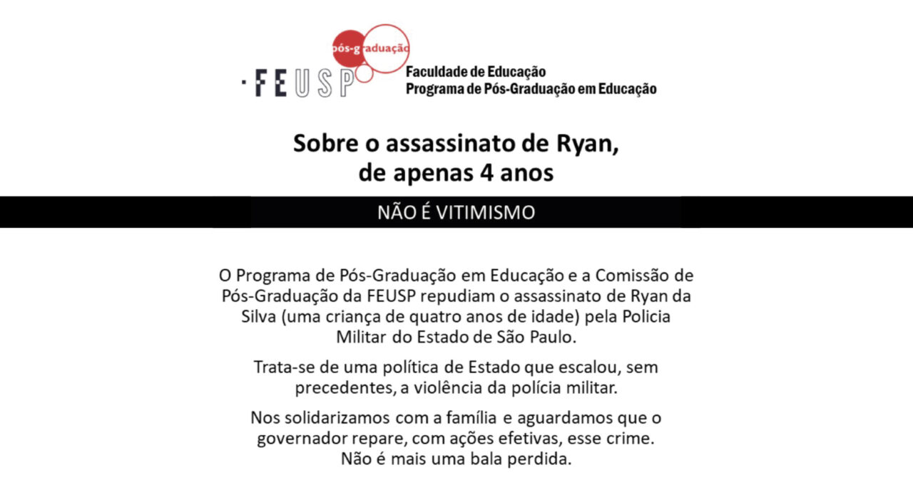 Sobre o assassinato de Ryan, de apenas 4 anos