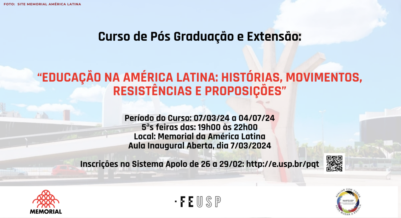 Curso de Extensão: Educação na América Latina: História, Movimentos, Resistências e Proposições
