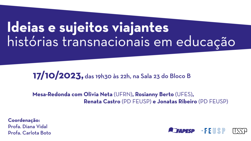 ideias e sujeitos viajantes: histórias transnacionais em educação