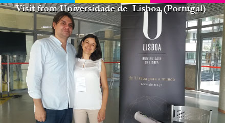 Visita da Universidade de Lisboa