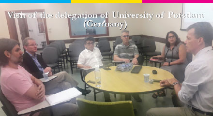 Visit of delegation of University of Potsdam (Germany)