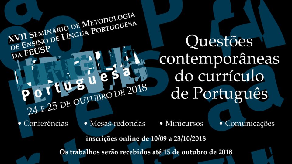 XVII SMELP Questões contemporâneas do currículo de Português